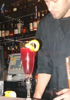 Purple cocktail at Karma1.JPG